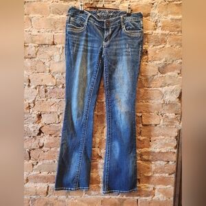 Women’s Ariya Blue Bootcut Jeans 7/8